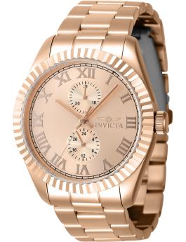Invicta Specialty 47433 Relógio Masculino - Movimento de Quartzo - Aço Inoxidável com Mostrador em Ouro Rosa - 43 mm