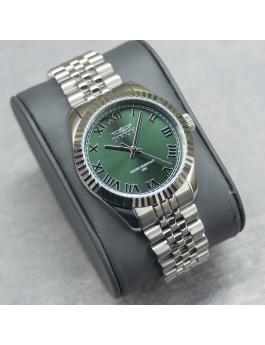 Invicta Specialty 47410 Reloj de Mujer - Movimiento de Cuarzo - Acero Inoxidable con Esfera Verde - 36 mm