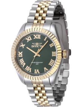 Invicta Specialty 47415 Reloj de Mujer - Movimiento de Cuarzo - Acero Inoxidable con Esfera Verde - 36 mm