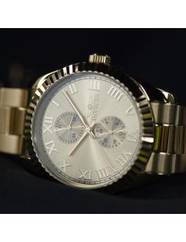 Invicta Specialty 47431 Relógio Masculino - Movimento Quartz - Aço Inoxidável com Mostrador Dourado - 43 mm