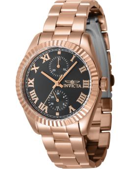 Invicta Specialty 47446 Relógio Feminino - Movimento Quartz - Aço Inoxidável com Mostrador Preto - 36 mm