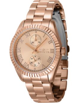 Invicta Specialty 47447 Damenarmbanduhr - Quartz Uhrwerk - Edelstahl mit roségoldenem Zifferblatt - 36 mm