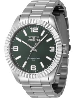 Invicta Specialty 47450 Relógio Masculino - Movimento Quartz - Aço Inoxidável com Mostrador Verde - 43 mm