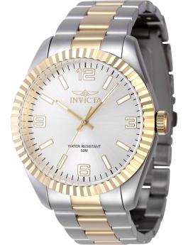 Invicta Specialty 47454 Men's Watch - Quartz Movement - Stainless Steel with Silver Dial - 43 mm