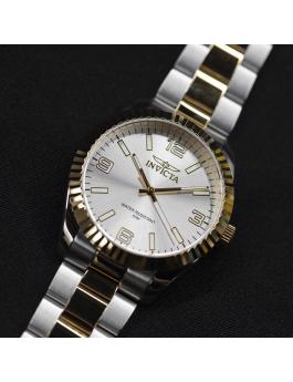 Invicta Specialty 47454 Relógio Masculino - Movimento Quartz - Aço Inoxidável com Mostrador Prateado - 43 mm