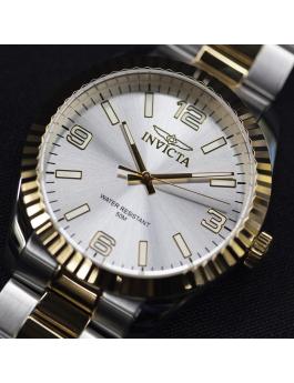 Invicta Specialty 47454 Relógio Masculino - Movimento Quartz - Aço Inoxidável com Mostrador Prateado - 43 mm