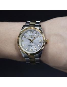 Invicta Specialty 47454 Relógio Masculino - Movimento Quartz - Aço Inoxidável com Mostrador Prateado - 43 mm