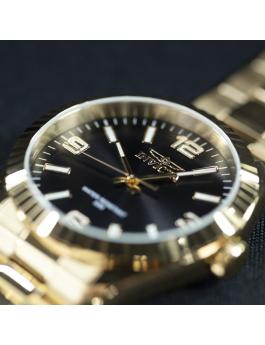 Invicta Specialty 47458 Relógio Masculino - Movimento Quartz - Aço Inoxidável com Mostrador Preto - 43 mm
