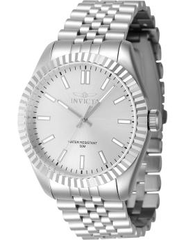 Invicta Specialty 47479 Men's Watch - Quartz Movement - Stainless Steel with Silver Dial - 43 mm