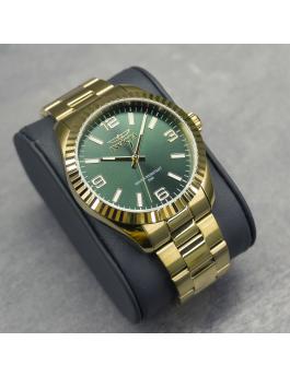 Invicta Specialty 47459 Relógio Masculino - Movimento Quartz - Aço Inoxidável com Mostrador Verde - 43 mm