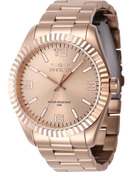 Invicta Specialty 47462 Reloj de Hombre - Movimiento de Cuarzo - Acero Inoxidable con Esfera de Oro Rosa - 43 mm