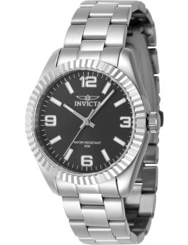 Invicta Specialty 47463 Reloj de Mujer - Movimiento de Cuarzo - Acero Inoxidable con Esfera Negra - 36 mm