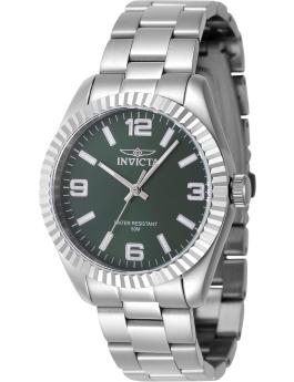 Invicta Specialty 47465 Reloj de Mujer - Movimiento de Cuarzo - Acero Inoxidable con Esfera Verde - 36 mm