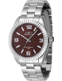 Invicta Specialty 47467 Reloj de Mujer - Movimiento de Cuarzo - Acero Inoxidable con Esfera Marrón - 36 mm