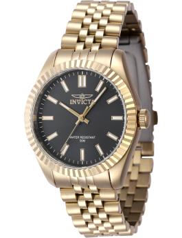 Invicta Specialty 47504 Relógio Feminino - Movimento Quartz - Aço Inoxidável com Mostrador Preto - 36 mm