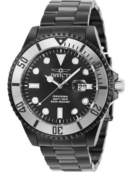 Invicta Pro Diver 27542 Reloj de Hombre - Movimiento de Cuarzo - Acero Inoxidable con Esfera Negra - 47 mm
