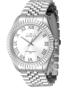 Invicta Specialty 47397 Men's Watch - Quartz Movement - Stainless Steel with Silver Dial - 43 mm