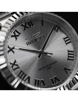 Invicta Specialty 47397 Reloj de Hombre - Movimiento de Cuarzo - Acero Inoxidable con Esfera Plateada - 43 mm