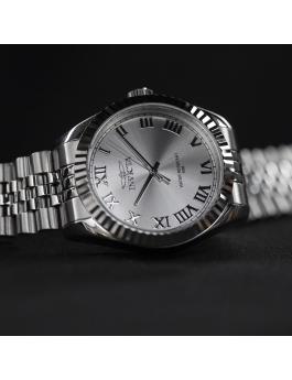 Invicta Specialty 47397 Reloj de Hombre - Movimiento de Cuarzo - Acero Inoxidable con Esfera Plateada - 43 mm