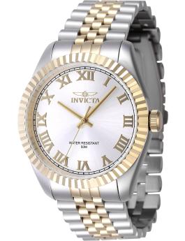 Invicta Specialty 47402 Men's Watch - Quartz Movement - Stainless Steel with Silver Dial - 43 mm