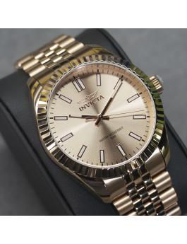 Invicta Specialty 47493 Men's Watch - Quartz Movement - Stainless Steel with Rose Gold Dial - 43 mm