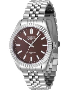 Invicta Specialty 47498 Relógio Feminino - Movimento Quartz - Aço Inoxidável com Mostrador Marrom - 36 mm