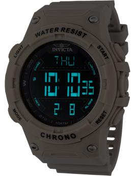 Invicta Racing Digital 47526 Relógio Masculino - Movimento de Quartzo - Plástico com Mostrador Preto - 52 mm