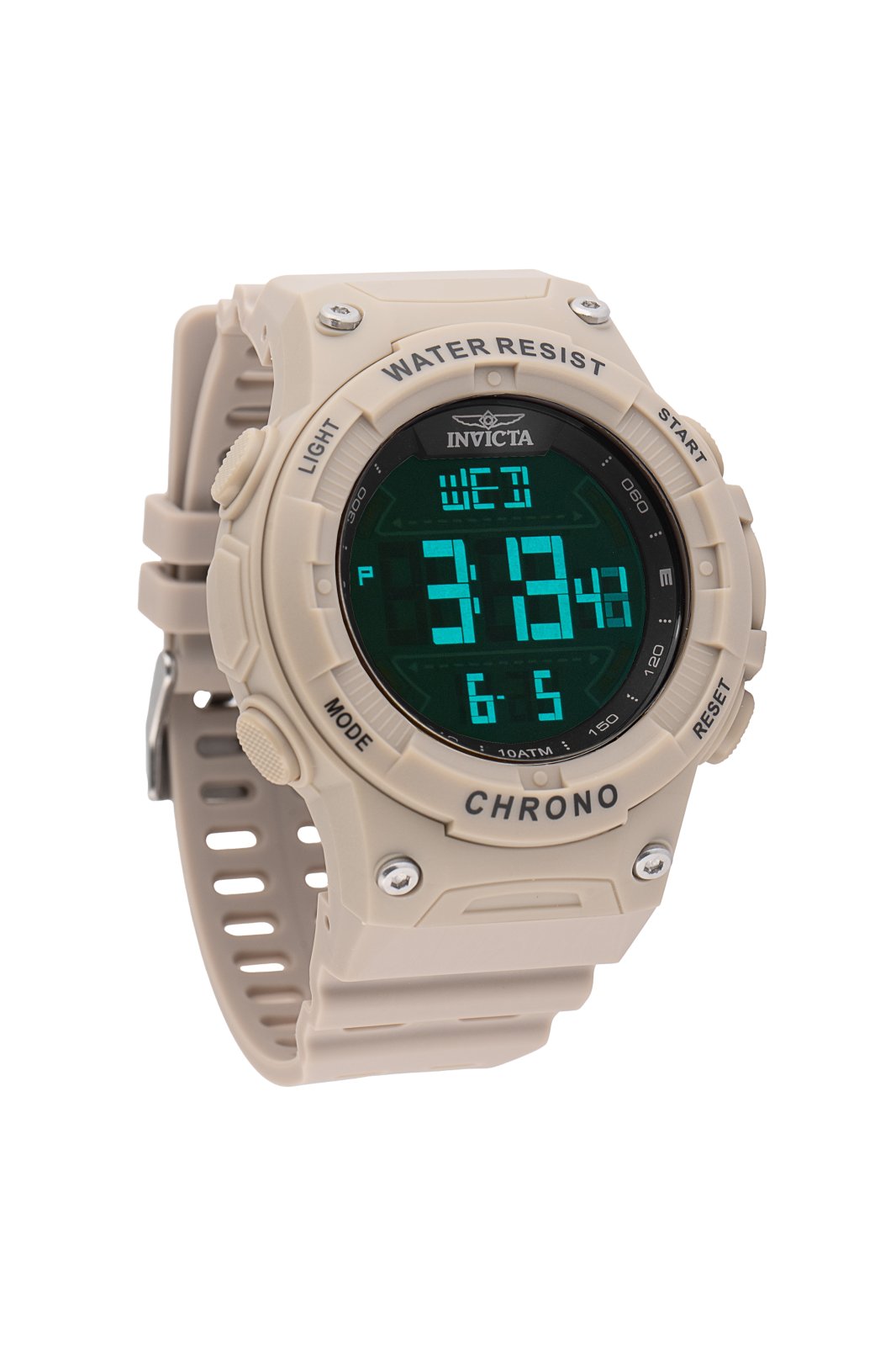Invicta Racing Digital 47526 Relógio Masculino - Movimento de Quartzo - Plástico com Mostrador Preto - 52 mm