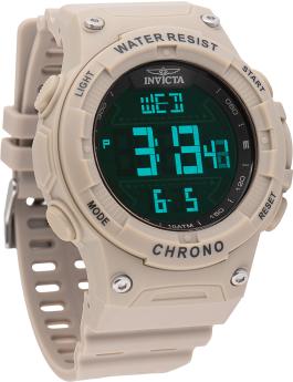 Invicta Racing Digital 47526 Reloj de Hombre - Movimiento de Cuarzo - Plástico con Esfera Negra - 52 mm