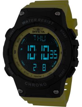 Invicta Racing 47527 Orologio da uomo - Movimento digitale - Plastica con quadrante nero - 52 mm