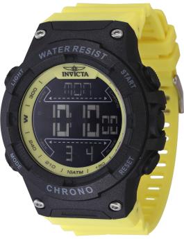 Invicta Racing 47527 Reloj para Hombre - Movimiento Digital - Plástico con Esfera Negra - 52 mm