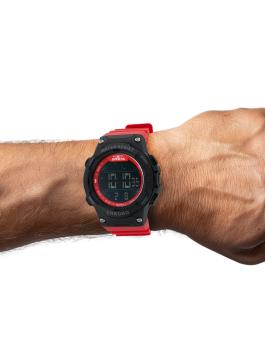 Invicta Racing Digital 47528 Reloj de Hombre - Movimiento de Cuarzo - Plástico con Esfera Negra - 52 mm