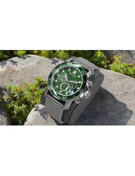 Invicta Pro Diver 47580 Men's Watch - Quartz Movement - Stainless Steel with Green Dial - 48 mm