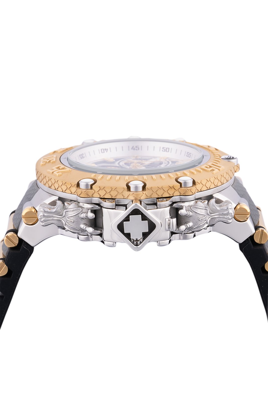 Invicta Subaqua 46480 Ανδρικό Ρολόι - Quartz Μηχανισμός - Ανοξείδωτο Ατσάλι με Ασημί Καντράν - 52 mm