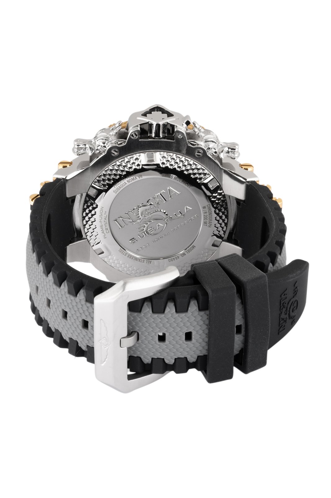 Invicta Subaqua 46480 Ανδρικό Ρολόι - Quartz Μηχανισμός - Ανοξείδωτο Ατσάλι με Ασημί Καντράν - 52 mm