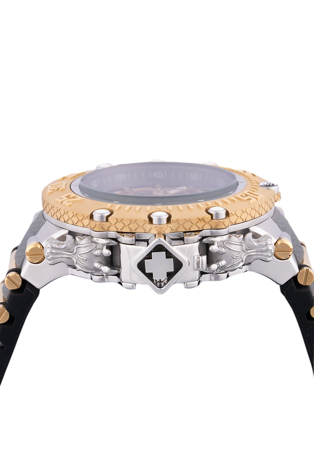 Invicta Subaqua 46481 Reloj de hombre - Movimiento de cuarzo - Acero inoxidable con esfera negra - 52 mm
