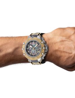 Invicta Subaqua 46481 Reloj de hombre - Movimiento de cuarzo - Acero inoxidable con esfera negra - 52 mm