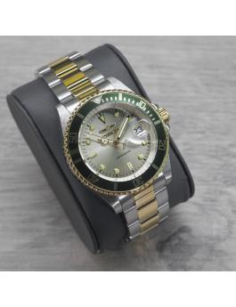 Invicta Pro Diver 47395 Herren Uhr - Automatik Bewegung - Edelstahl mit Goldenem Zifferblatt - 40 mm