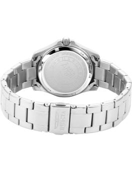 Invicta Angel 21383 Reloj de Mujer - Movimiento de Cuarzo - Acero Inoxidable con Esfera Plateada - 34 mm