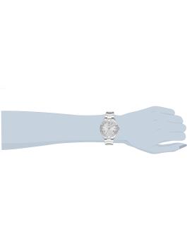 Invicta Angel 21383 Reloj de Mujer - Movimiento de Cuarzo - Acero Inoxidable con Esfera Plateada - 34 mm