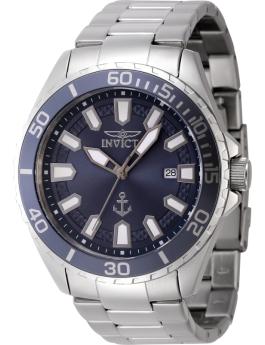 Invicta OCEAN VOYAGE 46278 Herrklocka - Kvartsurverk - Rostfritt Stål med Blå Urskiva - 46 mm