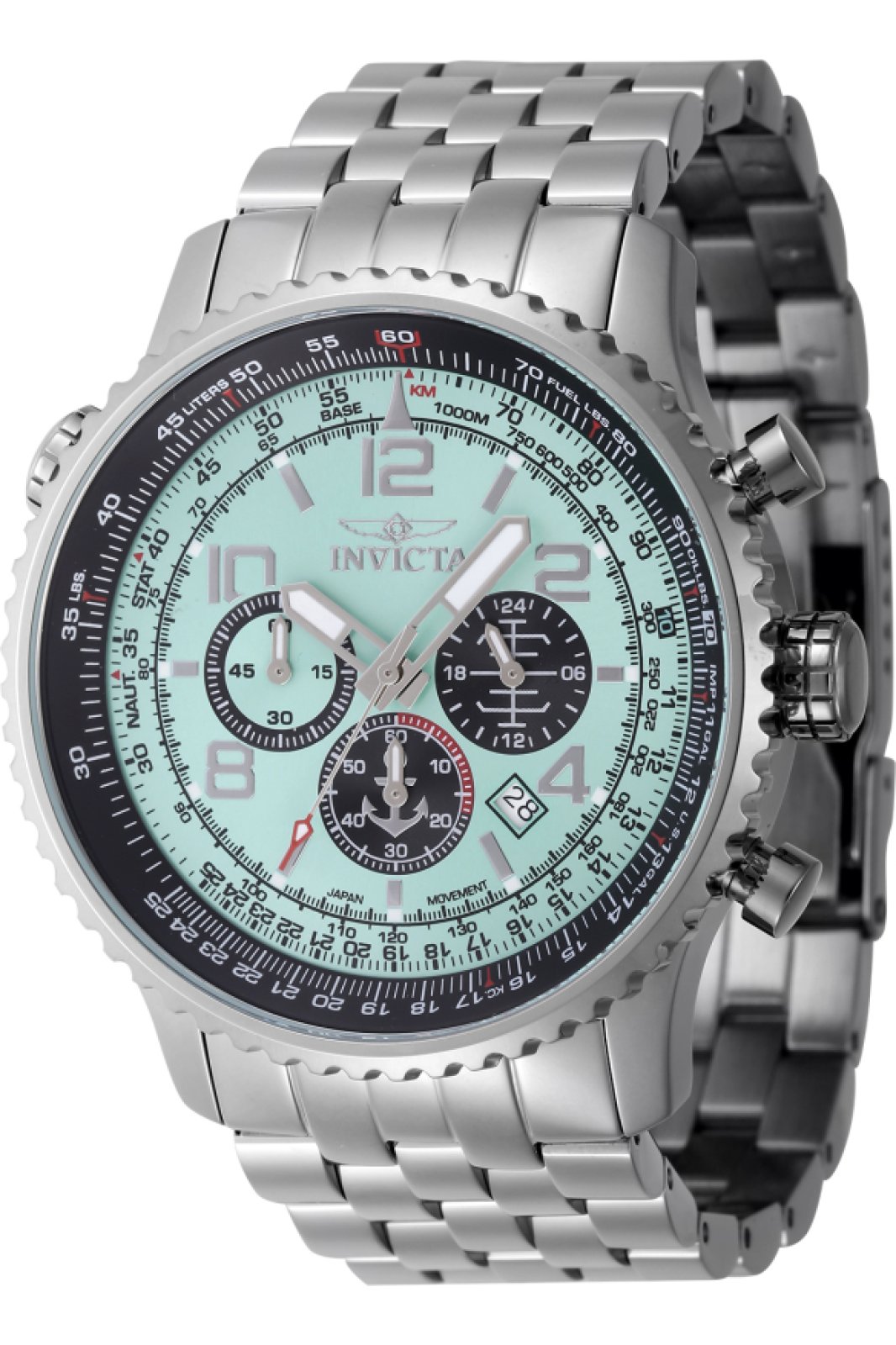 Montre Invicta I-Force 1513 Pour Homme - Boîtier Acier, Cadran Bleu, étanche 100m