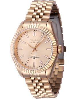 Invicta Specialty 47509 Reloj de Mujer - Movimiento de Cuarzo - Acero Inoxidable con Esfera de Oro Rosa - 36 mm