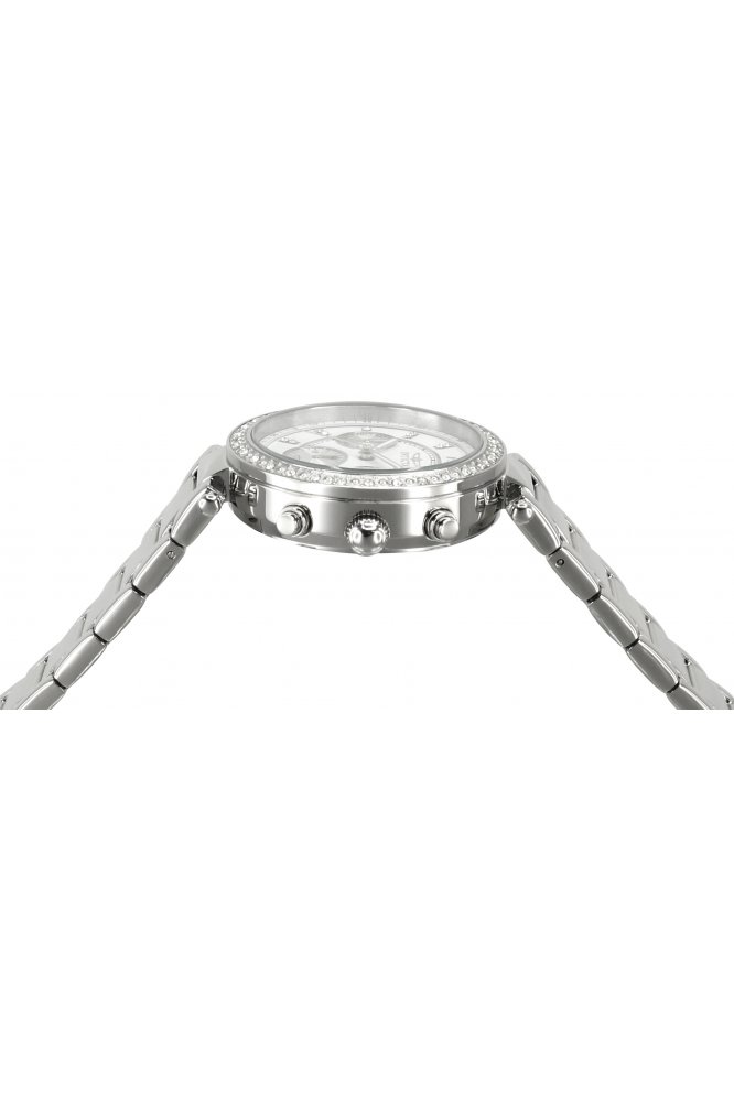 Invicta Angel 21386 Montre Femme - Mouvement Quartz - Acier Inoxydable avec Cadran Blanc - 36 mm