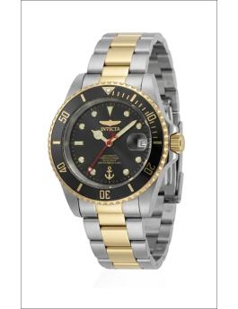 Invicta OCEAN VOYAGE 47641 Men's Watch - Automatic Movement - Stainless Steel with Black Dial - 40 mm