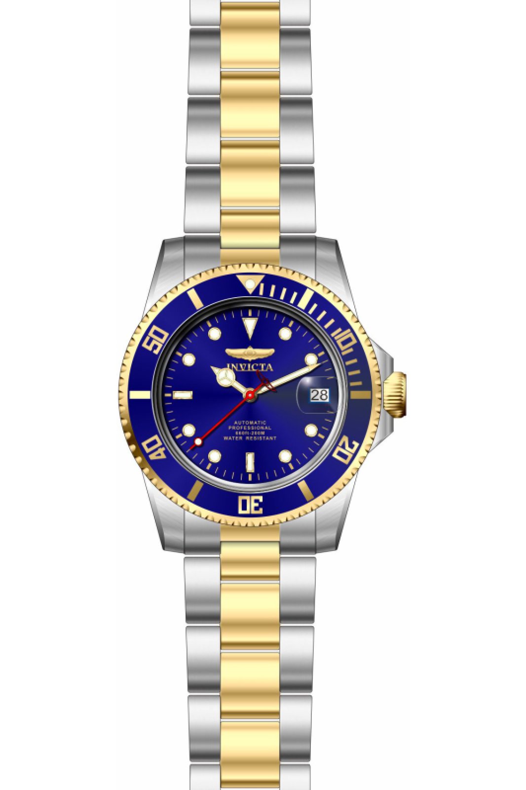 Invicta OCEAN VOYAGE 47642 Pánské Hodinky - Automatické Hnutí - Nerezová Ocel s Modrým Ciferníkem - 40 mm