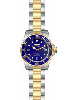 Invicta OCEAN VOYAGE 47642 Herreur - Automatisk Urv&aelig;rk - Rustfrit St&aring;l med Bl&aring; Zifferblad - 40 mm