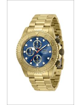 Invicta OCEAN VOYAGE 47653 Ceas pentru bărbați - Mecanism quartz - Oțel inoxidabil cu cadran albastru - 43 mm