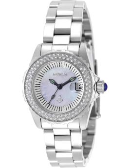Invicta OCEAN VOYAGE 47656 Women's Watch - Quartz Movement - Stainless Steel with Pearl Dial - 30 mm