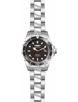Invicta OCEAN VOYAGE 47667 Herrklocka - Quartz Rör - Rostfritt Stål med Svart Urskiva - 37 mm